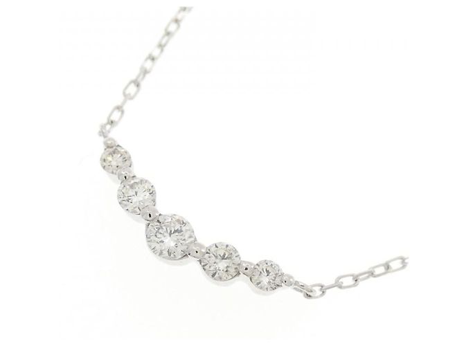 Autre Marque Collana con Diamanti Au750 Argento - vista 3