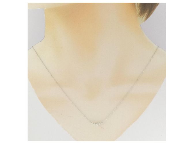 Autre Marque Collana con Diamanti Au750 Argento - vista 6