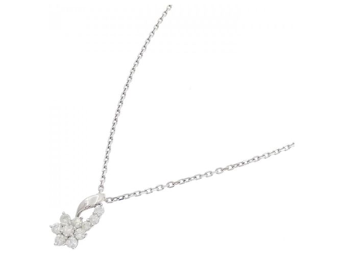 Autre Marque Collana di Diamanti PT900 PT850 Argento - vista 2