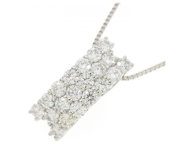 Autre Marque Collana in platino e diamanti Argento - vista 3