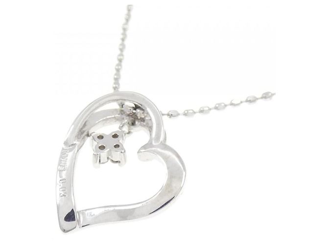 Autre Marque Collana in oro bianco 10K e diamanti Argento - vista 4