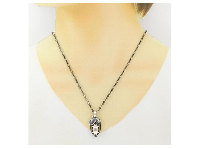 Autre Marque Collana in argento 925 Georg Jensen - vista 6