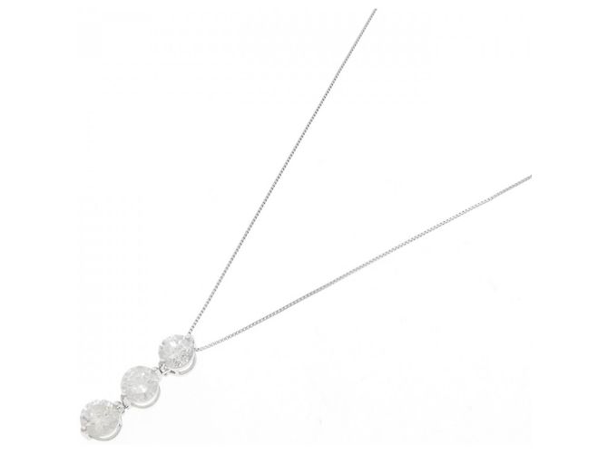 Autre Marque Collana con diamanti Au750 Argento - vista 2