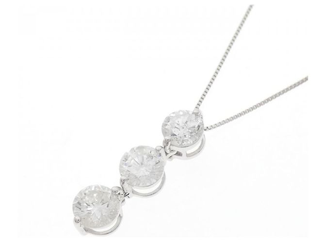 Autre Marque Collana con diamanti Au750 Argento - vista 3