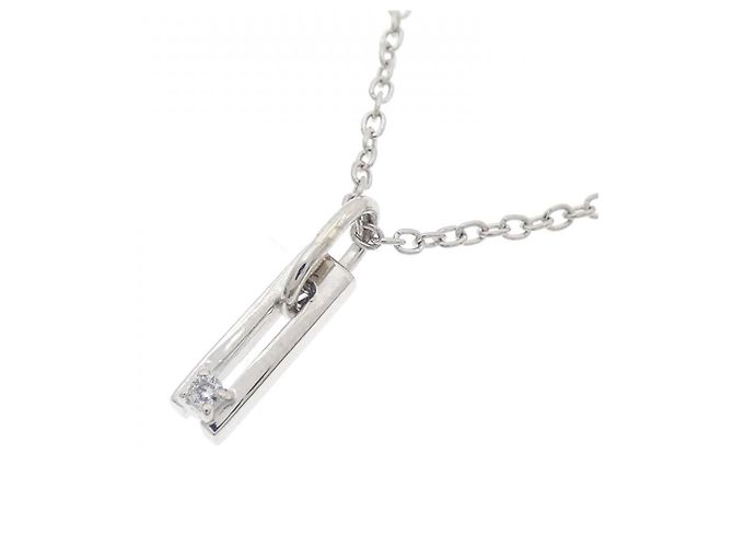 Autre Marque Collana in platino e diamanti Argento - vista 3