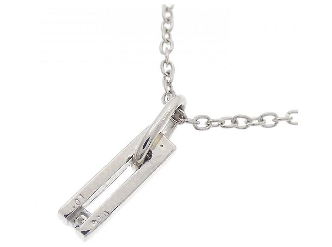 Autre Marque Collana in platino e diamanti Argento - vista 4
