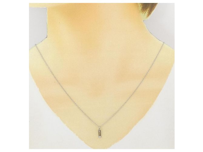 Autre Marque Collana in platino e diamanti Argento - vista 6