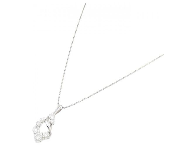 Autre Marque Collana in platino e diamanti Argento - vista 2