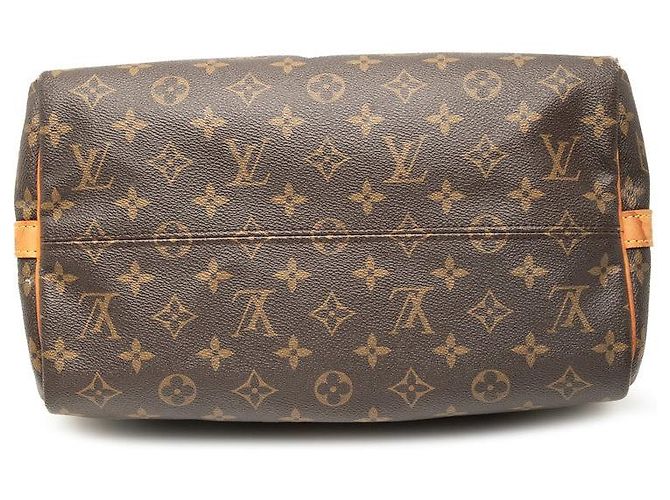 Borsa 2way Louis Vuitton Speedy Bandouliere 30 Monogram Marrone - vista 3