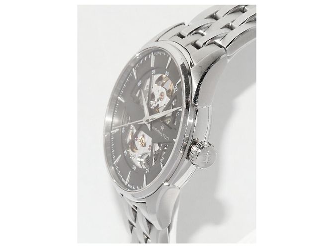 Autre Marque Hamilton Jazzmaster Skeleton Edelstahl Schwarz - Ansicht 4
