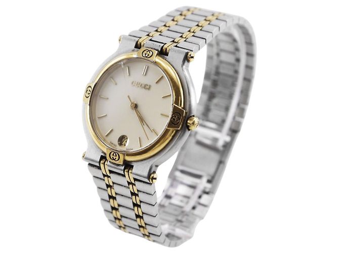 Gucci 9000M Edelstahl Quarz Silber - Ansicht 2