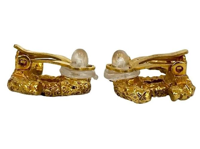 Timeless Pendientes Chanel Coco Mark Dorado - vista 4