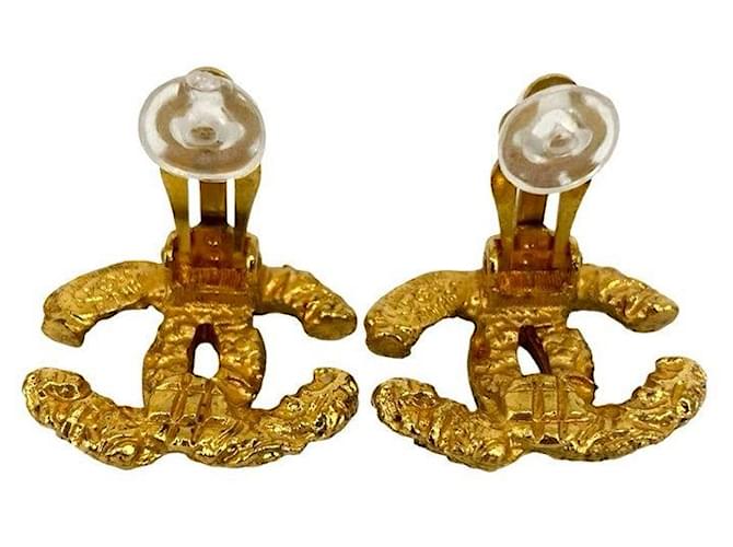 Timeless Pendientes Chanel Coco Mark Dorado - vista 7