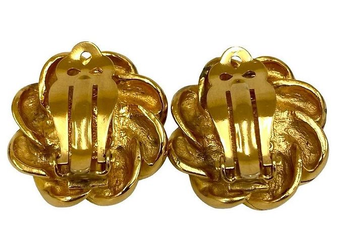 Timeless Chanel Gripoix Ohrringe Golden - Ansicht 5