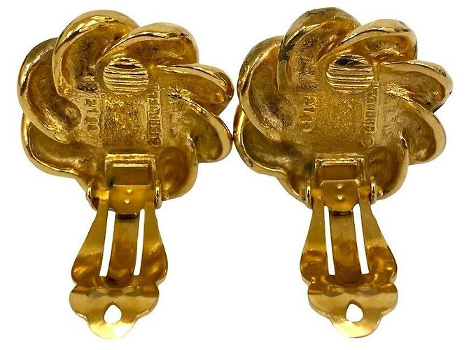Timeless Chanel Gripoix Ohrringe Golden - Ansicht 6