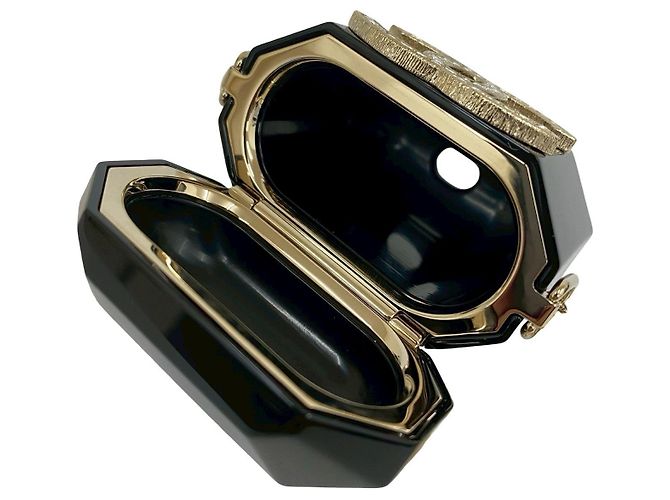 Timeless Funda para AirPods Pro de piel de cordero Chanel Negro - vista 6