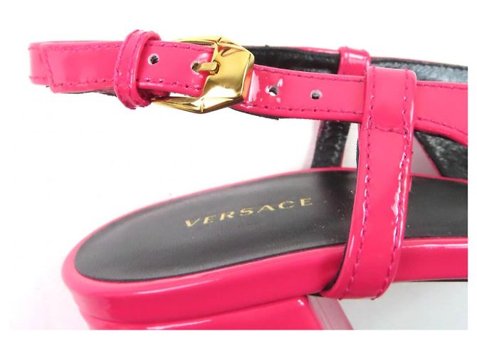 Versace Lackleder-Pumps Pink - Ansicht 10