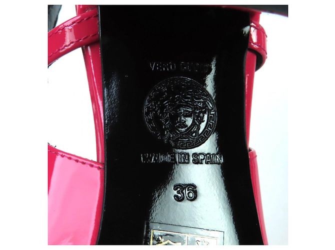 Versace Lackleder-Pumps Pink - Ansicht 12