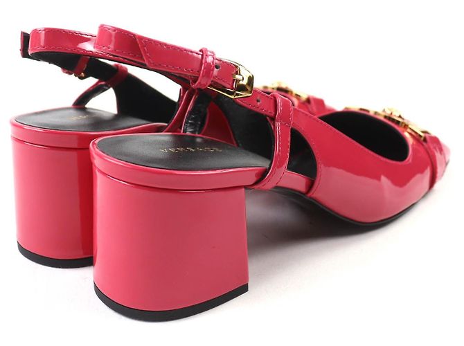 Versace Lackleder-Pumps Pink - Ansicht 3
