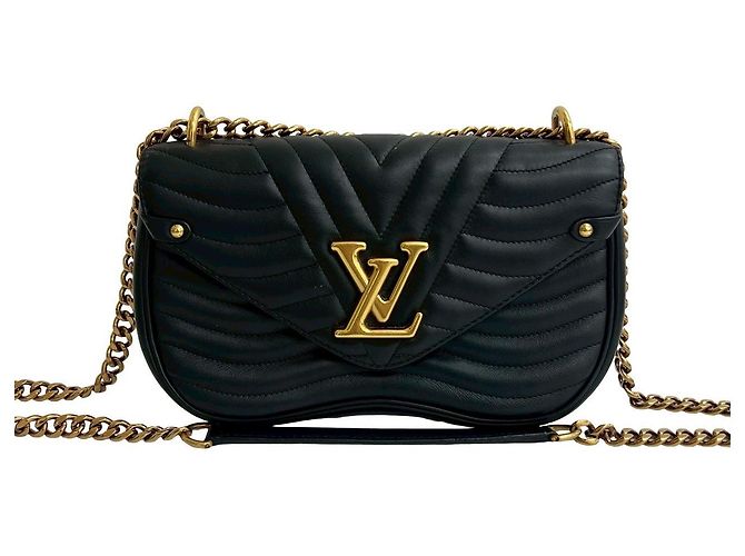 Borsa a tracolla 2way in pelle New Wave Louis Vuitton Nero - vista 2