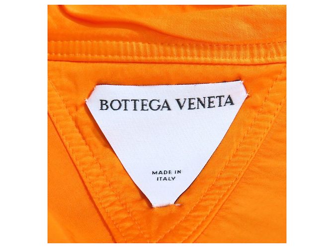 Vestido de rayón Bottega Veneta Naranja - vista 7