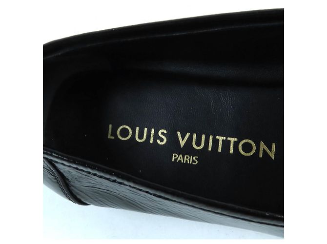Mocassini in pelle Louis Vuitton Soho Line Nero - vista 10