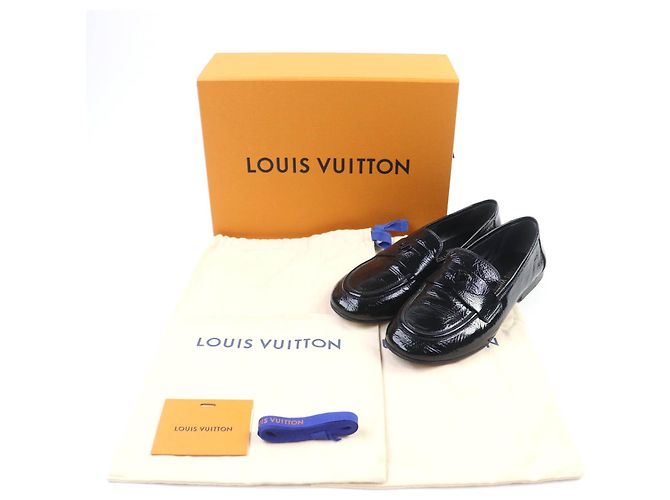 Mocassini in pelle Louis Vuitton Soho Line Nero - vista 2