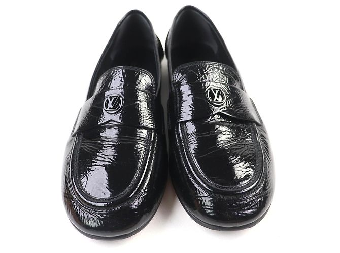 Mocassini in pelle Louis Vuitton Soho Line Nero - vista 4