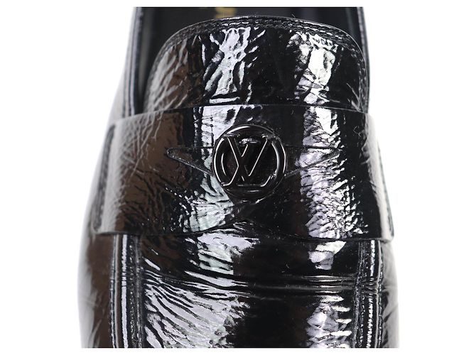 Mocassini in pelle Louis Vuitton Soho Line Nero - vista 9