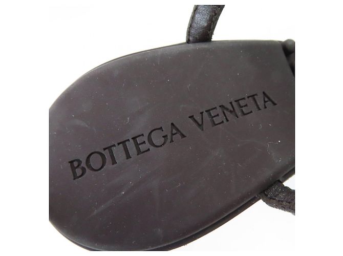 Sandali in pelle Bottega Veneta Bronzo Marrone scuro - vista 9