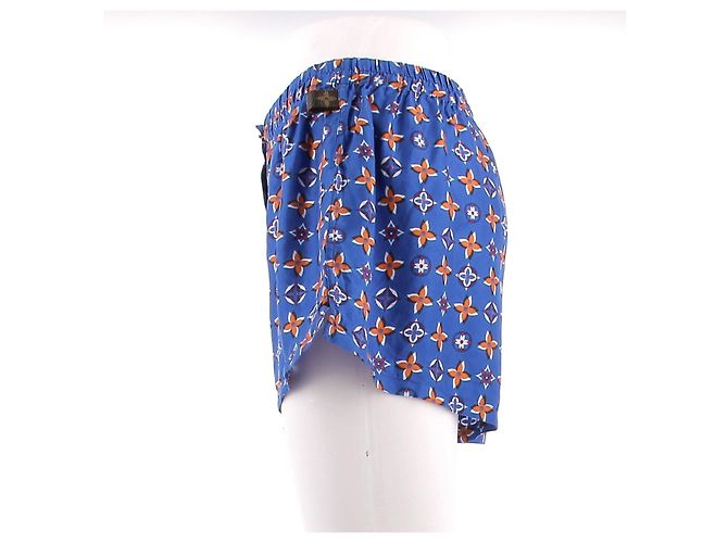 Louis Vuitton Blaue Shorts mit Monogramm - Ansicht 3