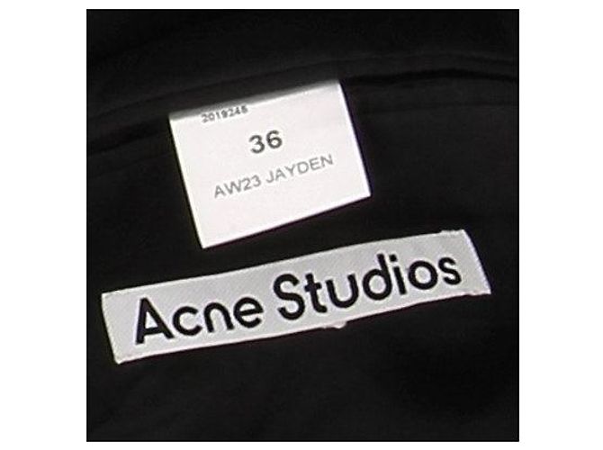 Acne Studios Schwarzer Wollblazer - Ansicht 5