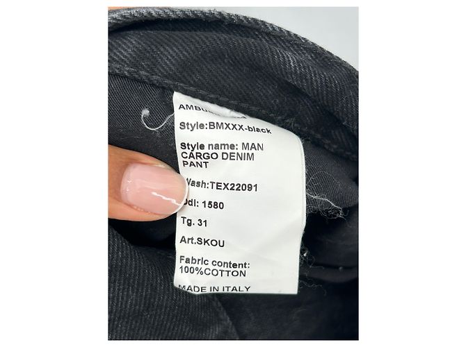 Autre Marque AMBUSH Jeans Schwarz Größe 31 - Ansicht 4
