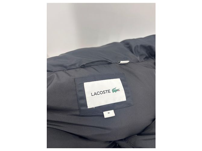 Giacca Bomber Lacoste con logo nera Nero - vista 4
