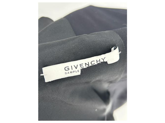 Givenchy Trench nero con bottoni dorati - vista 3