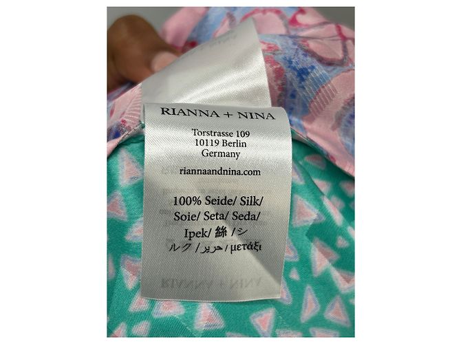Autre Marque RIANNA + NINA Printed Silk Maxi Dress Multiple colors - view 5