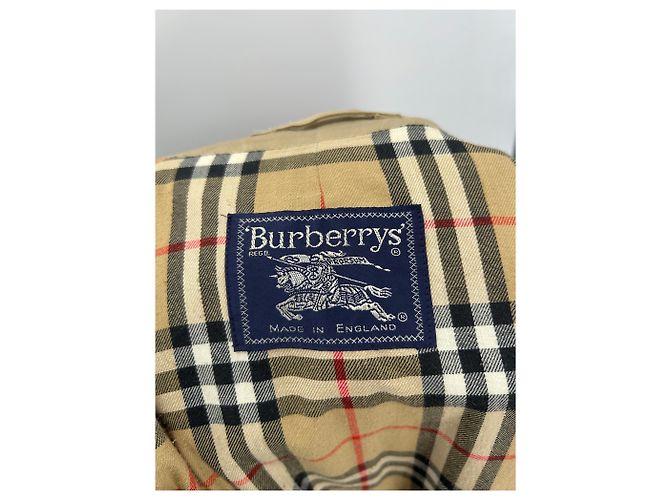 Gabardina Burberry beige de algodón - vista 5