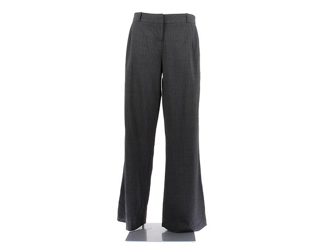 Traje de lana gris a rayas Coperni - vista 2