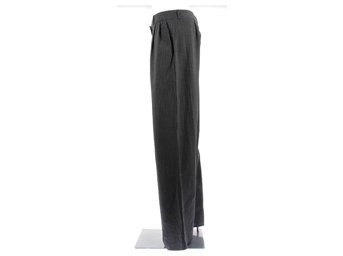 Traje de lana gris a rayas Coperni - vista 7