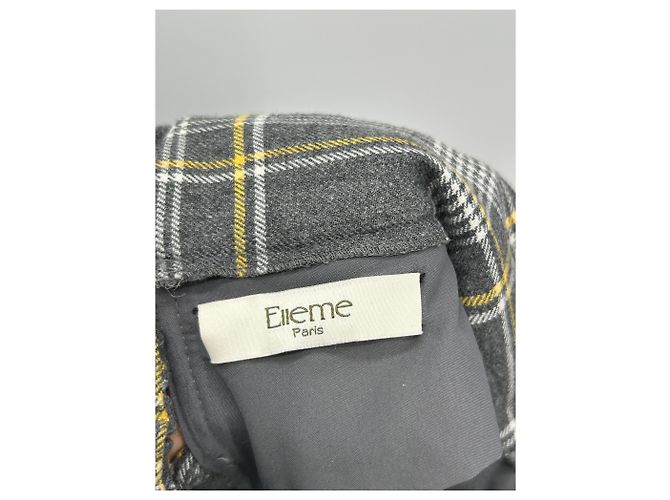 Autre Marque ELLEME Karo Hose Grau - Ansicht 3
