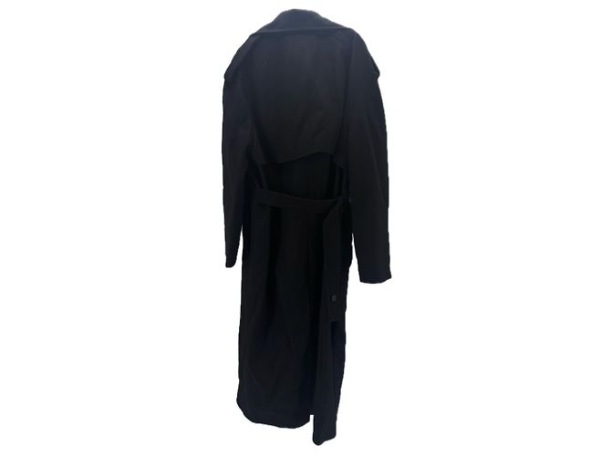 Courreges Black Wool Coat - view 2