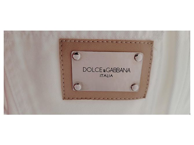 Jeans Flare Blancos Dolce & Gabbana - vista 3