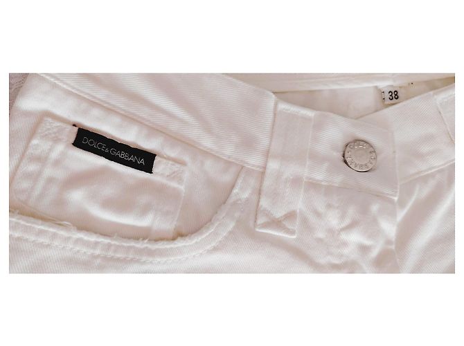 Jeans Flare Blancos Dolce & Gabbana - vista 4