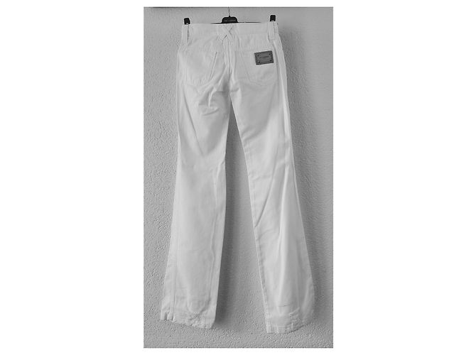 Jeans Flare Blancos Dolce & Gabbana - vista 5