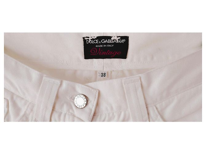 Jeans Flare Blancos Dolce & Gabbana - vista 6