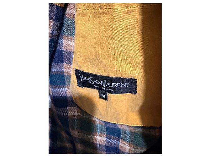 Giacca Yves Saint Laurent Giallo Senape - vista 4