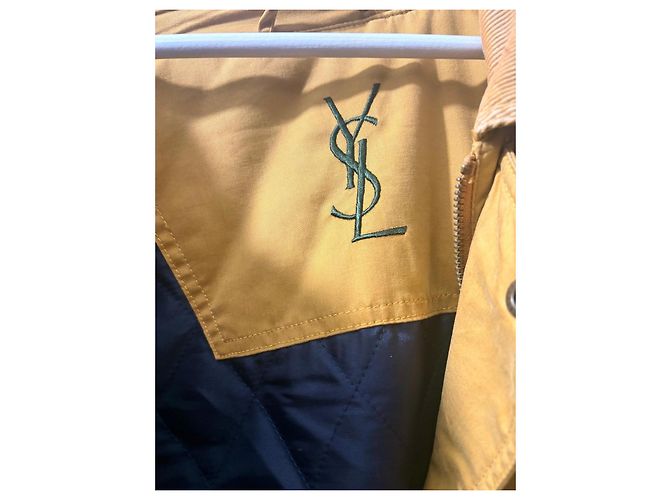 Giacca Yves Saint Laurent Giallo Senape - vista 6