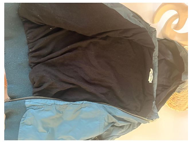 Giacca bomber Stone Island blu petrolio - vista 8
