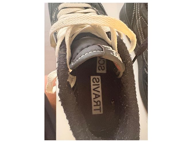 Sneakers Nike Air Jordan 1 Low Travis Scott Nero Bianco - vista 6
