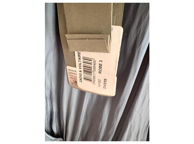 Vestido corto de seda azul Zadig & Voltaire - vista 7